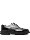 Henderson Baracco Leather Brogues In Black