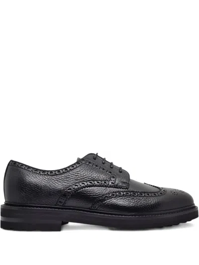 Henderson Baracco Derby-schuhe Aus Leder In Black