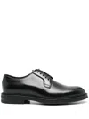 Henderson Baracco Leather Derby Shoes In Black