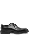 Henderson Baracco Leather Derby Shoes In Black
