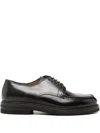 Henderson Baracco Leather Lace-up Derby Shoes In Black