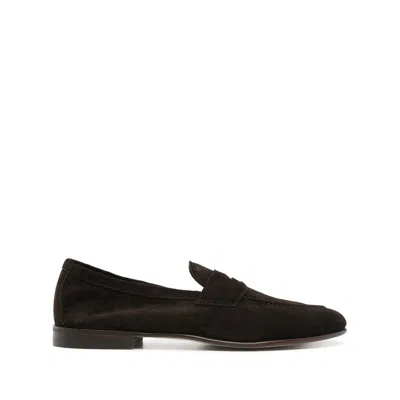 Henderson Baracco Leather Loafers In Multicolor