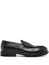 Henderson Baracco Leather Loafers In Black