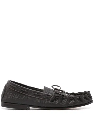 Henderson Baracco Leather Loafers In Brown