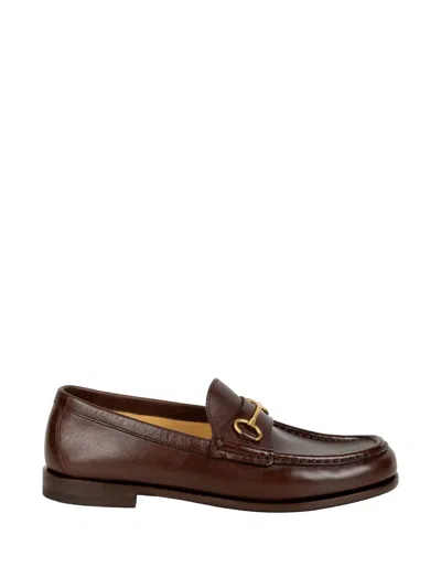 Henderson Baracco Leather Loafers In Brown