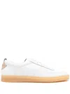Henderson Baracco Leather Sneakers In White