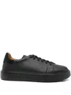 Henderson Baracco Leone Leather Sneakers In Black