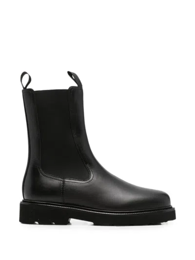 Henderson Baracco Libby Round-toe Boots In Black