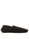 Henderson Baracco Loafers In Suede Leather In Brown