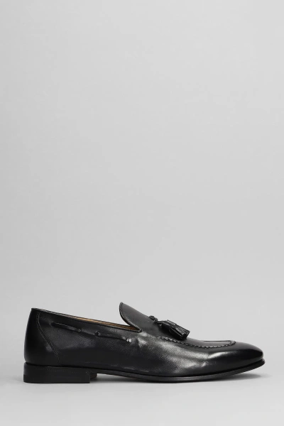 Henderson Baracco Loafers In Black Leather