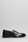 HENDERSON BARACCO LOAFERS IN BLACK LEATHER