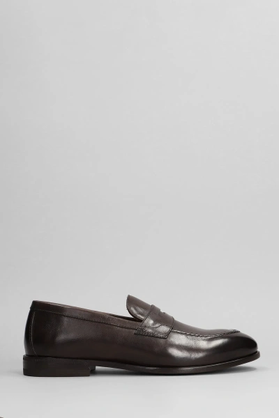 Henderson Baracco Loafers In Brown Leather