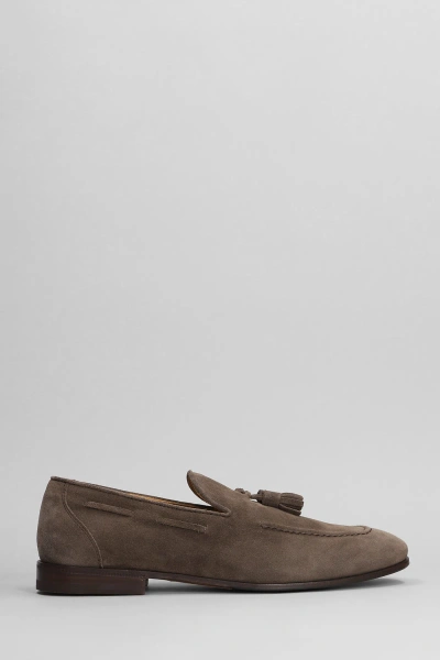 Henderson Baracco Loafers In Brown Suede