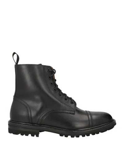 Henderson Baracco Man Ankle Boots Black Size 9 Calfskin