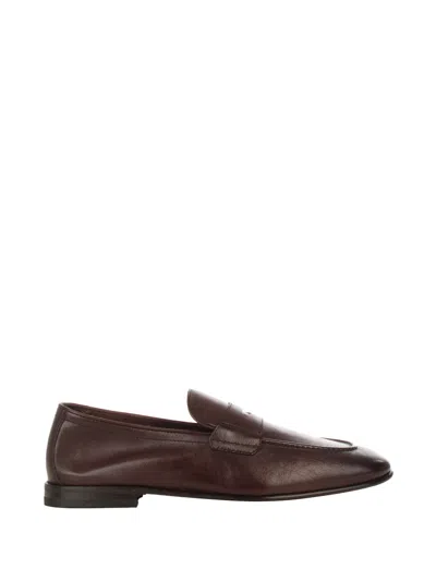 Henderson Baracco Men's Moccasins In Brown