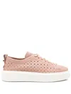 Henderson Baracco Nadia.g.2 Leather Sneakers In Pink
