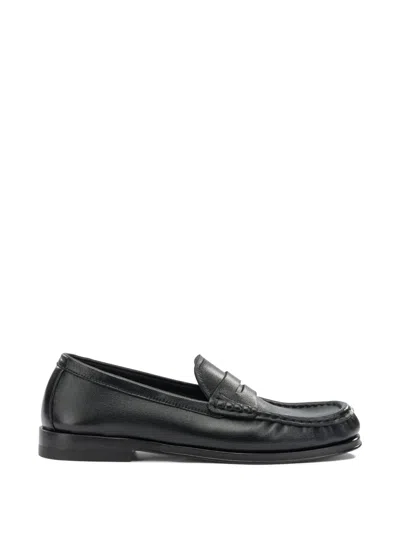Henderson Baracco Penny Loafers Loafers In Black