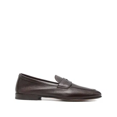 Henderson Baracco Micro-standard Loafer Shoes In Black