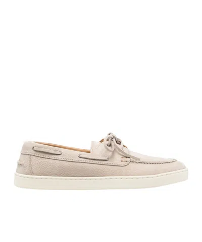 Henderson Baracco Round Head Business Casual Shoes In Nude