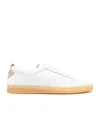 Henderson Baracco Round Head Low-cut Casual Shoes In White
