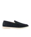 Henderson Baracco Round-headed Casual Shoes In Black