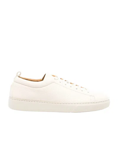 Henderson Baracco Round Toe Casual Shoes In White