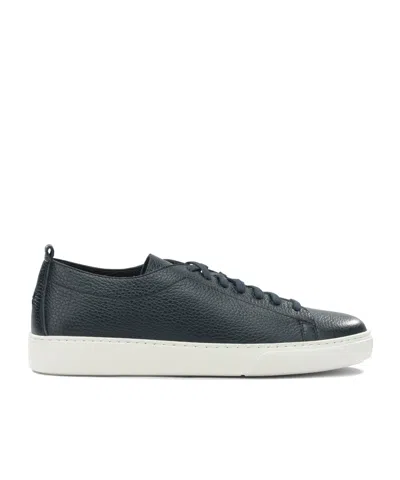 Henderson Baracco Round-toe Lace-up Sneakers In Blue