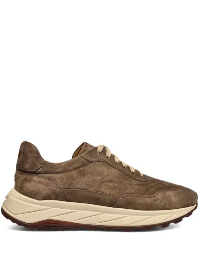 Henderson Baracco Sharks Suede Sneakers In Brown