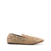 Henderson Baracco Interwoven Design Casual Shoes In Beige