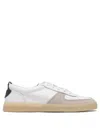 Henderson Baracco Slip-on Sneakers With Smooth Leather In White