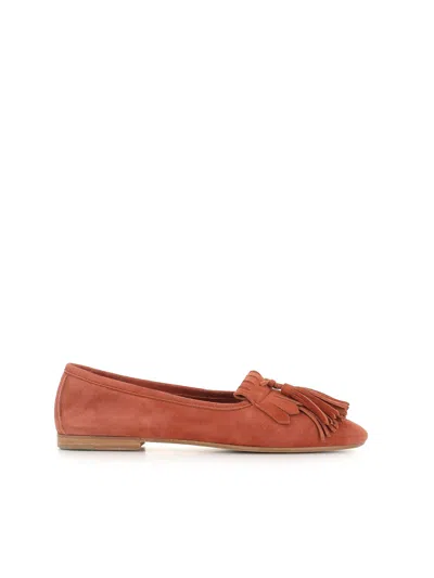 Henderson Baracco Tassel-detail Suede Loafers In Brown