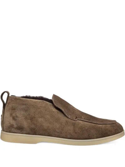 Henderson Baracco Slip-on Suede Boots In Multi