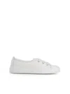 Henderson Baracco Faux Lace-up Design Sneakers In White
