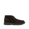 Henderson Baracco Man Ankle Boots Lead Size 13 Leather In Gray