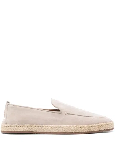 Henderson Baracco Suede Espadrilles In Animal Print