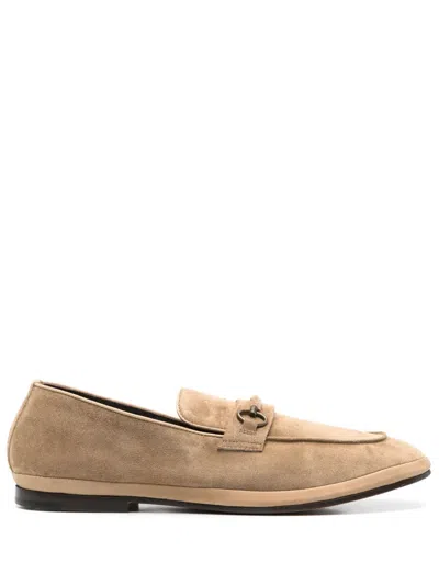 Henderson Baracco Suede Loafers In Brown