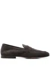 Henderson Baracco Suede Loafers In Brown