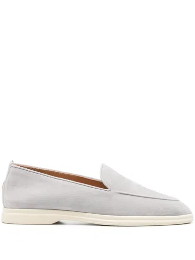 Henderson Baracco Suede Loafers In Grau