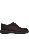 Henderson Baracco Oxford-schuhe Aus Wildleder In Brown
