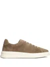 Henderson Baracco Suede Sneakers In Brown