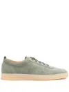 Henderson Baracco Suede Sneakers In Green