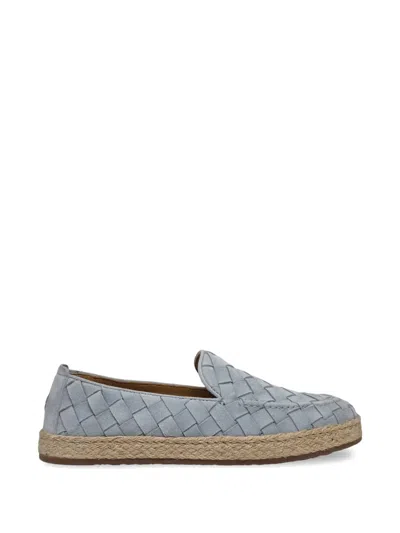Henderson Baracco Tahiti Woven Espadrilles Loafers In Blue