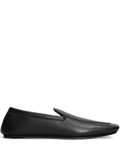 Henderson Baracco Textured Loafers In Black