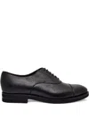 Henderson Baracco Textured Oxford Shoes In Black