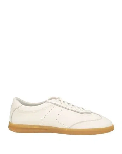 Henderson Baracco Woman Sneakers Ivory Size 10 Leather In White