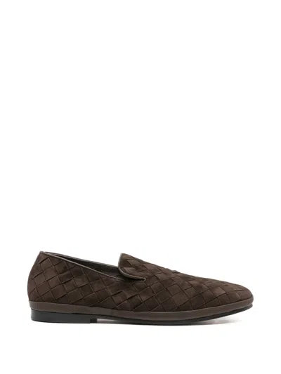 Henderson Baracco Woven-design Loafers In Multi