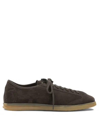 Henderson Brown Lamb Leather Sneakers