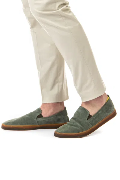 Henderson Lightweight Slip-on With Natural Sole - Half Size Down Recommended In Green