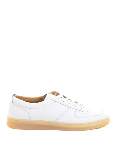 Henderson Men's Leather Sneaker In White