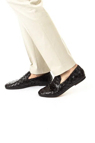 Henderson Men's Slip-on Shoes With Raised Insole - Half Size Recommendation In Black